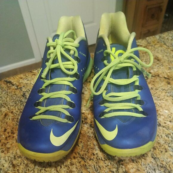 Nike Blue Men’s KD V 5 Blue Basketball Shoes Size 8.5 585386-400 - Picture 2 of 12